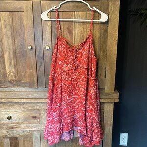 Wildflowers Red Floral Dress